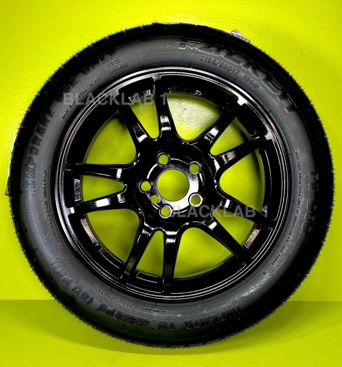COMPACT SPARE TIRE 155/80D17" FITS:2021 2022 2023 2024 2025 2026 TOYOTA SIENNA