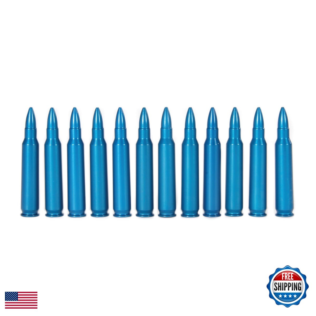 A-Zoom 223 Rem Snap Cap Blue 12Pk 13322