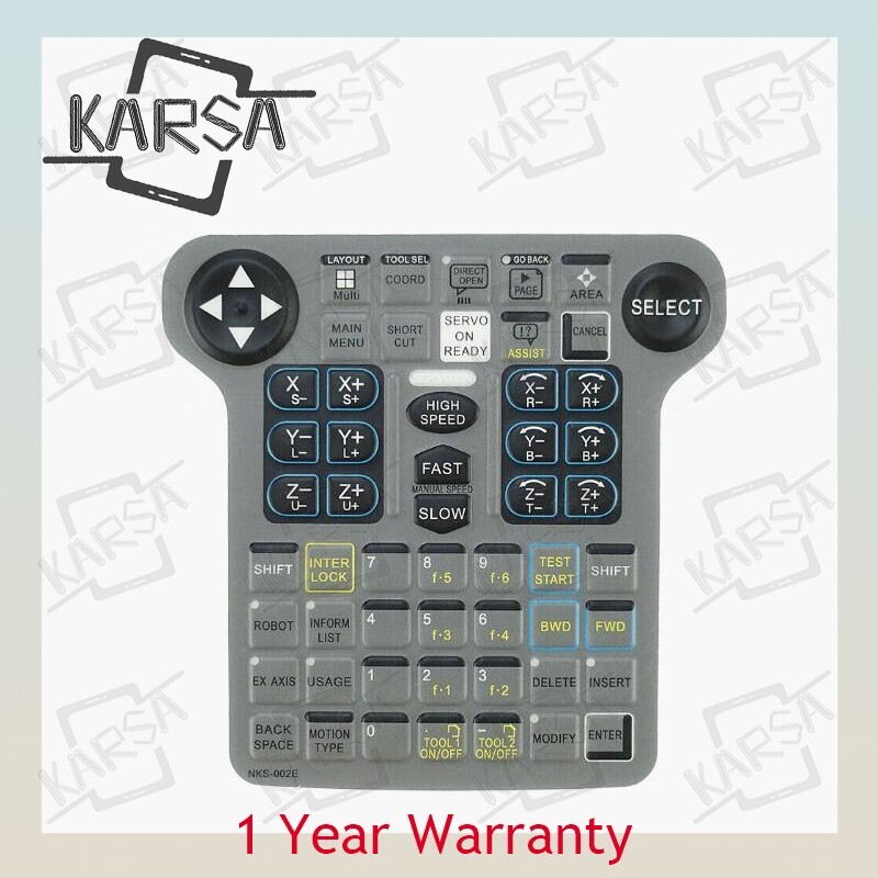 nks-002E Membrane Keypad Keysheet Film for Motoman-002E Front Overlay Foil