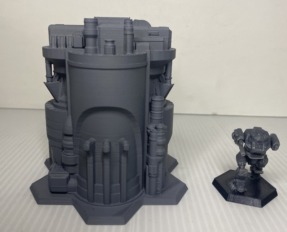 Planetary Strategic Command w/ Hex Base Tabletop War Game Terrain Battletech 6mm