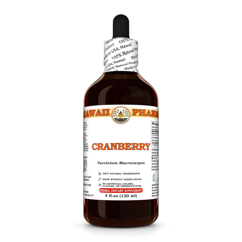 Cranberry (Vaccinium Macrocarpon) Dried Berry Liquid Herbal Extract