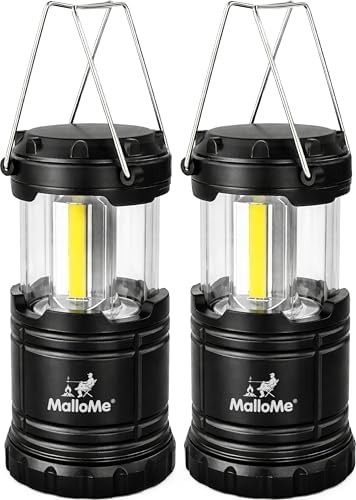 MalloMe Camping Lights Lantern Flashlights, Battery Powered Operated Lamp Lanter