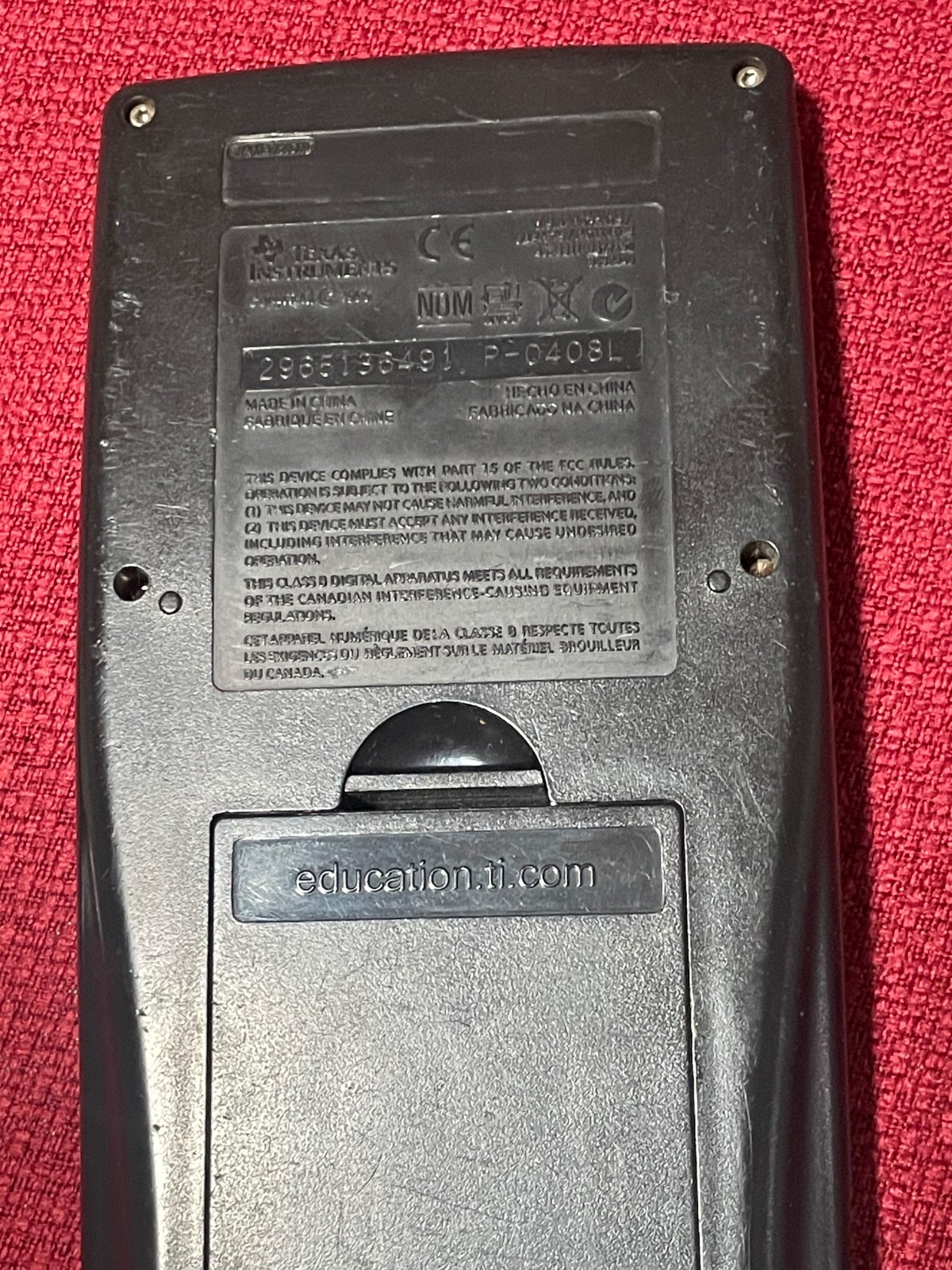 Texas Instruments TI-83 PLUS calculator