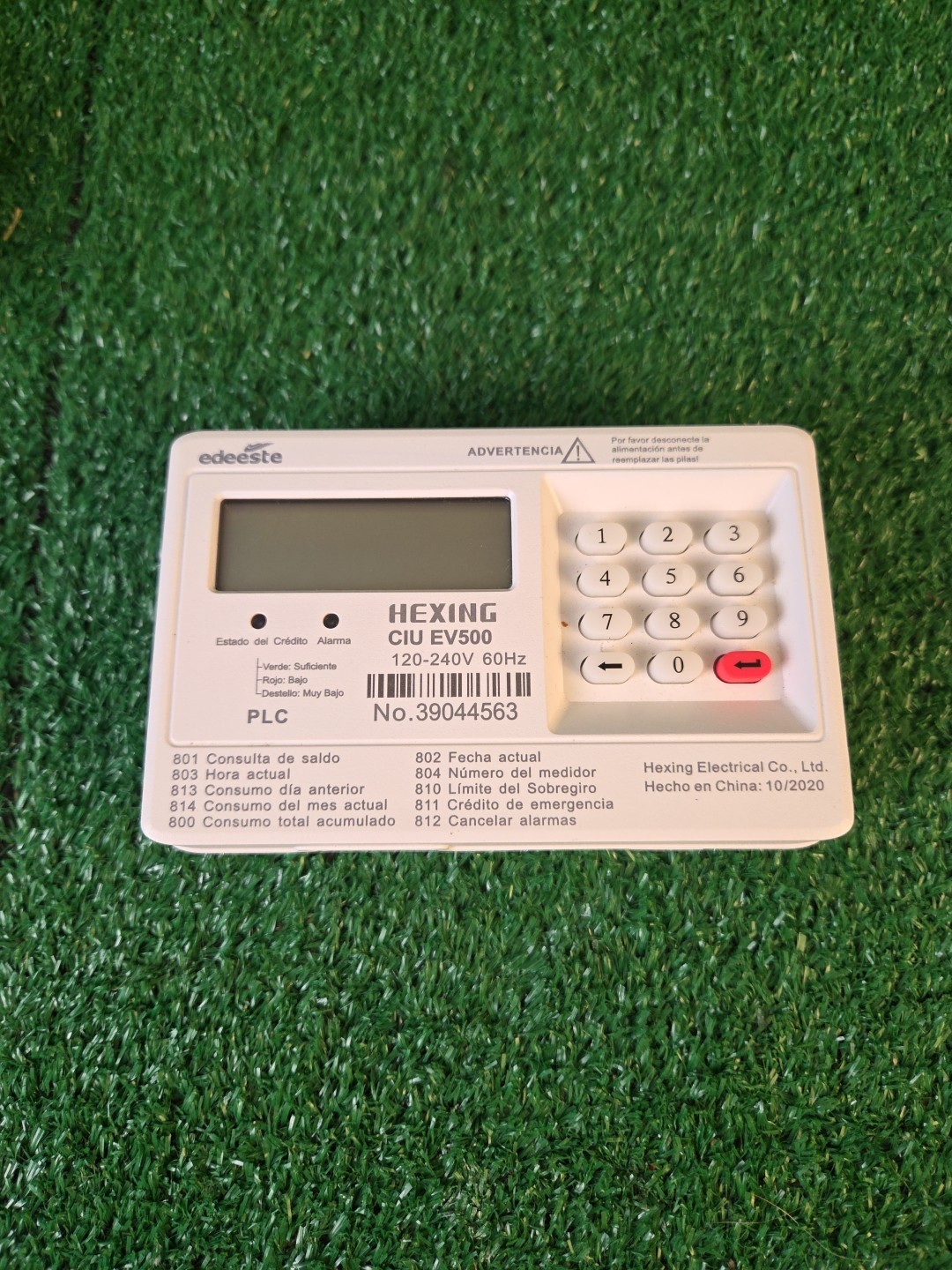 Edeeste Hexing CIU EV500 | 120V-240V 60Hz for Credit Charging & Monitoring
