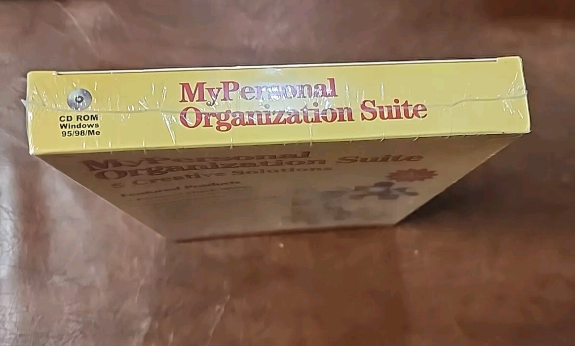 2000 MyPersonal Organization Suite 5 Creative Solutions PC CD-ROM Windows 95 New