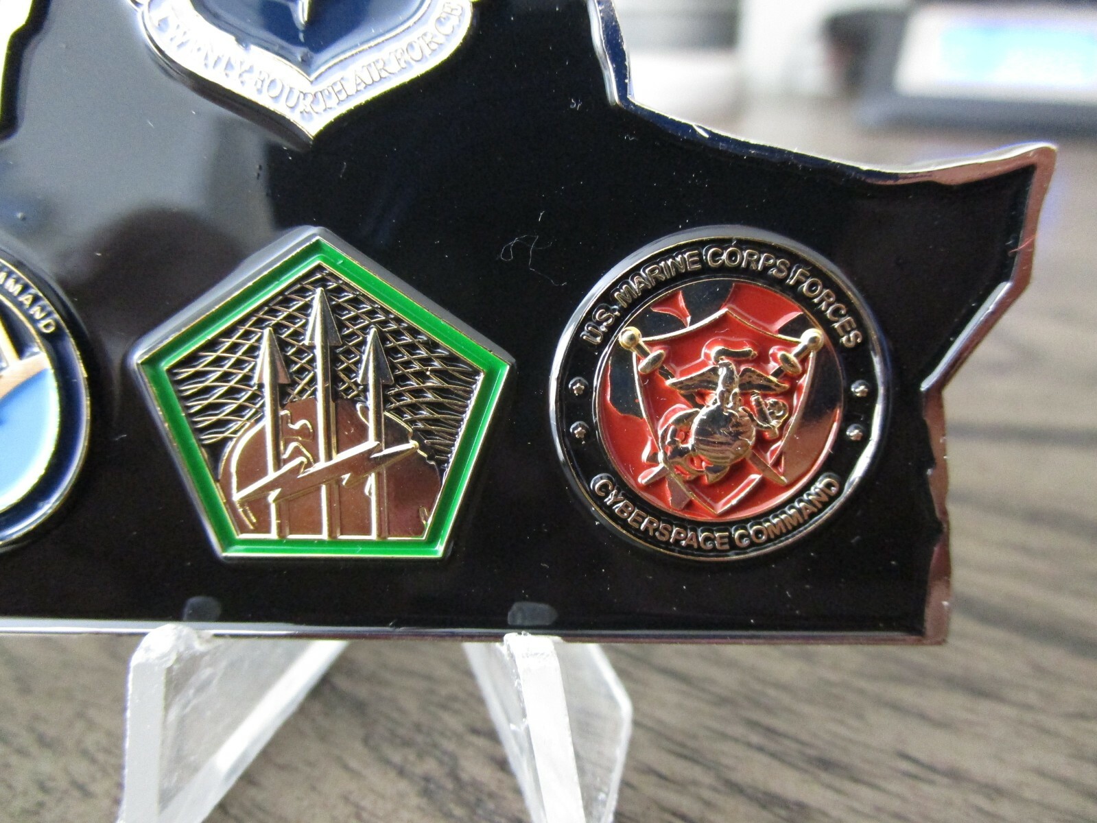 US Cyber Command CYBERCOM USN USAF Army NSA Reaper Challenge Coin