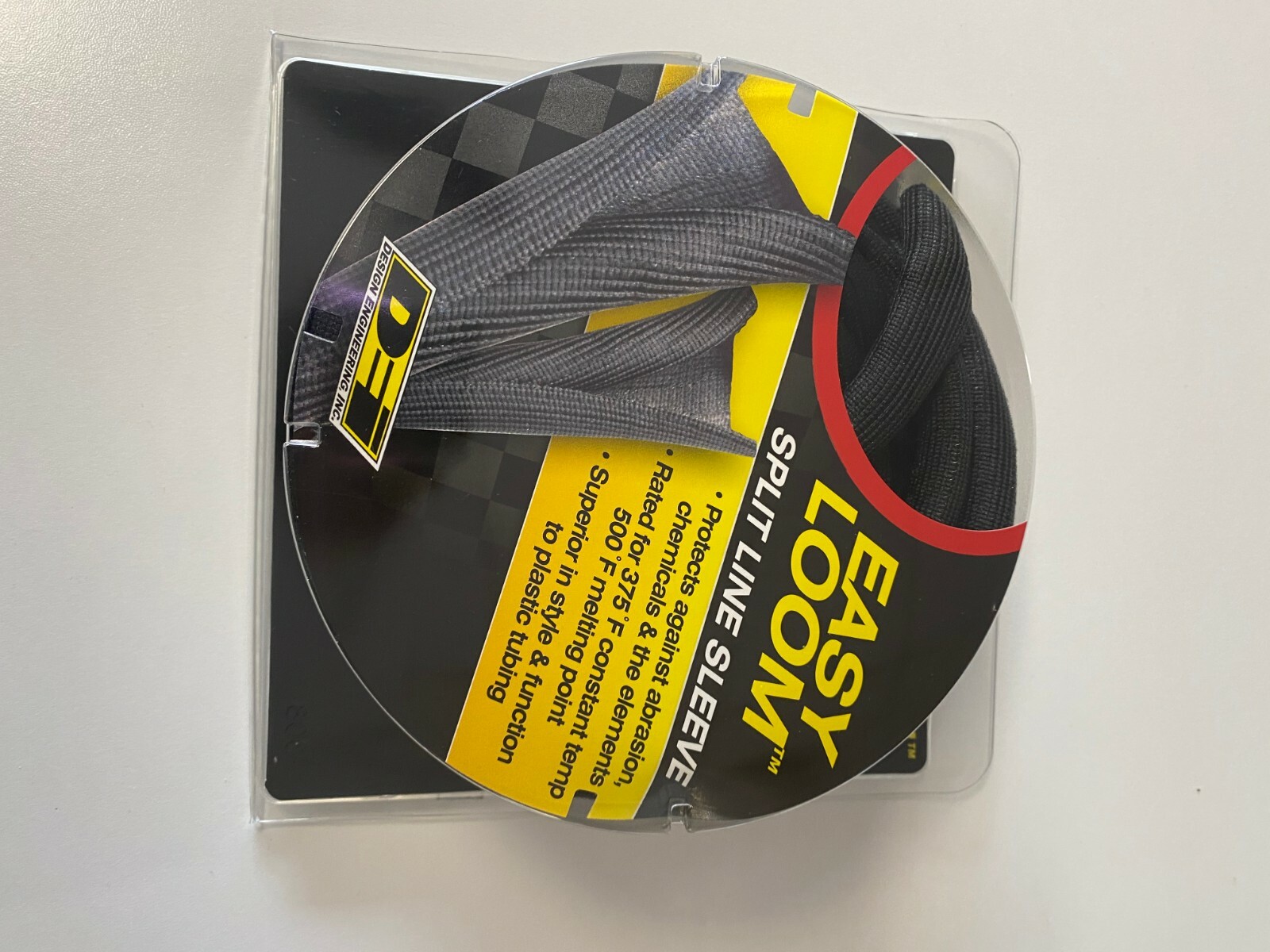 Easy Loom Split Wire Sleeving 3/8" (10mm) x 20' w/ 2' Silicone Tape DEI 010652