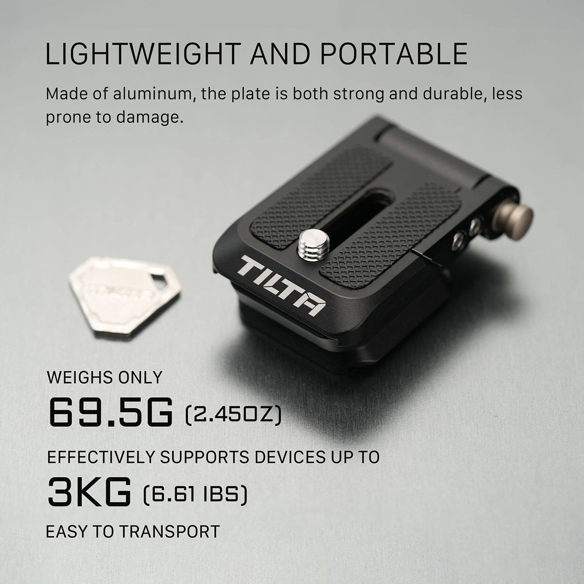 Tilta Four-Way Foldable Arca-Swiss Quick Release Baseplate, Black