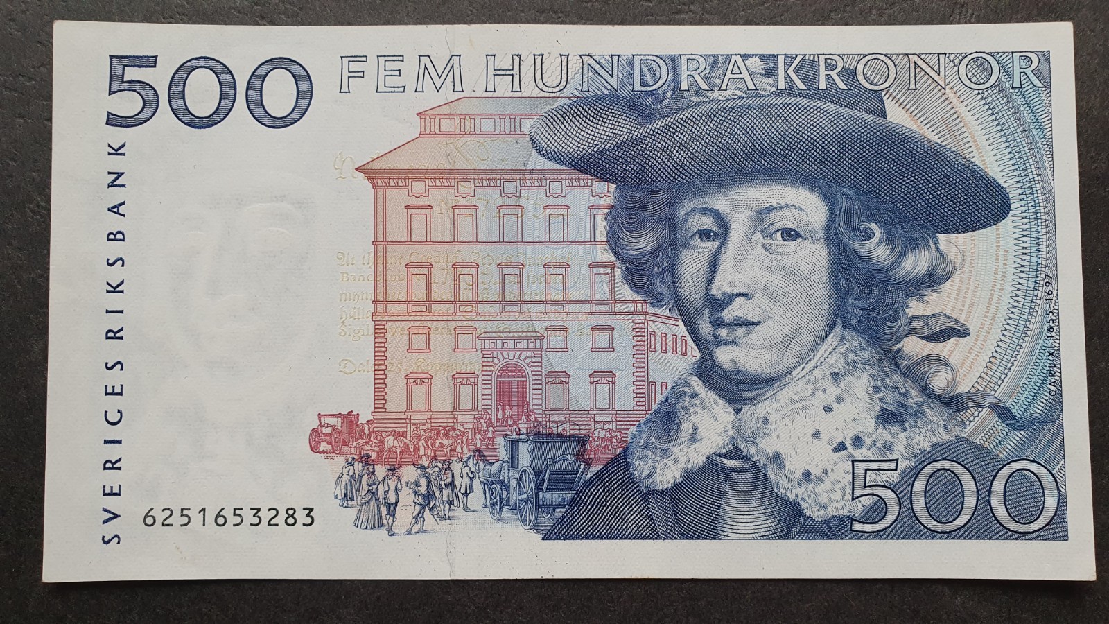 SWEDEN 500 kronor 1986, P-58b, aUNC, *VERY RARE*