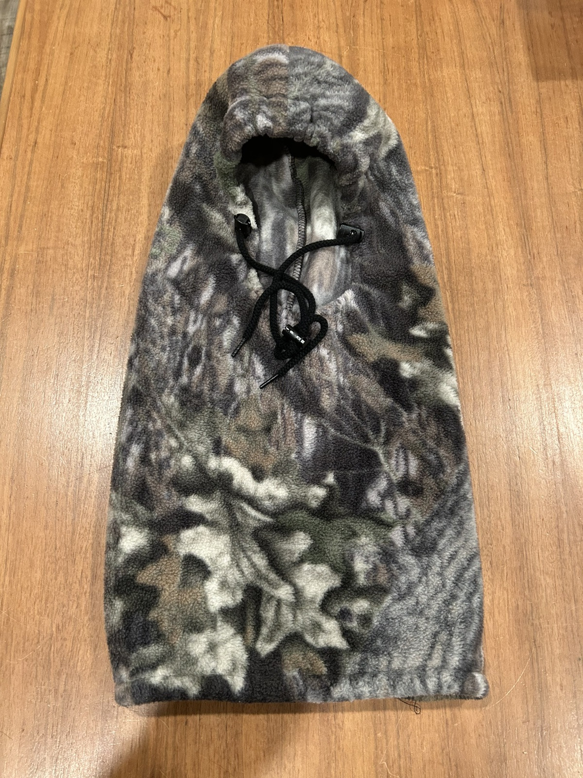 Nordic Gear Hoody Balaclava Woodland Fleece Made USA Heavy Weight Cinched Camo