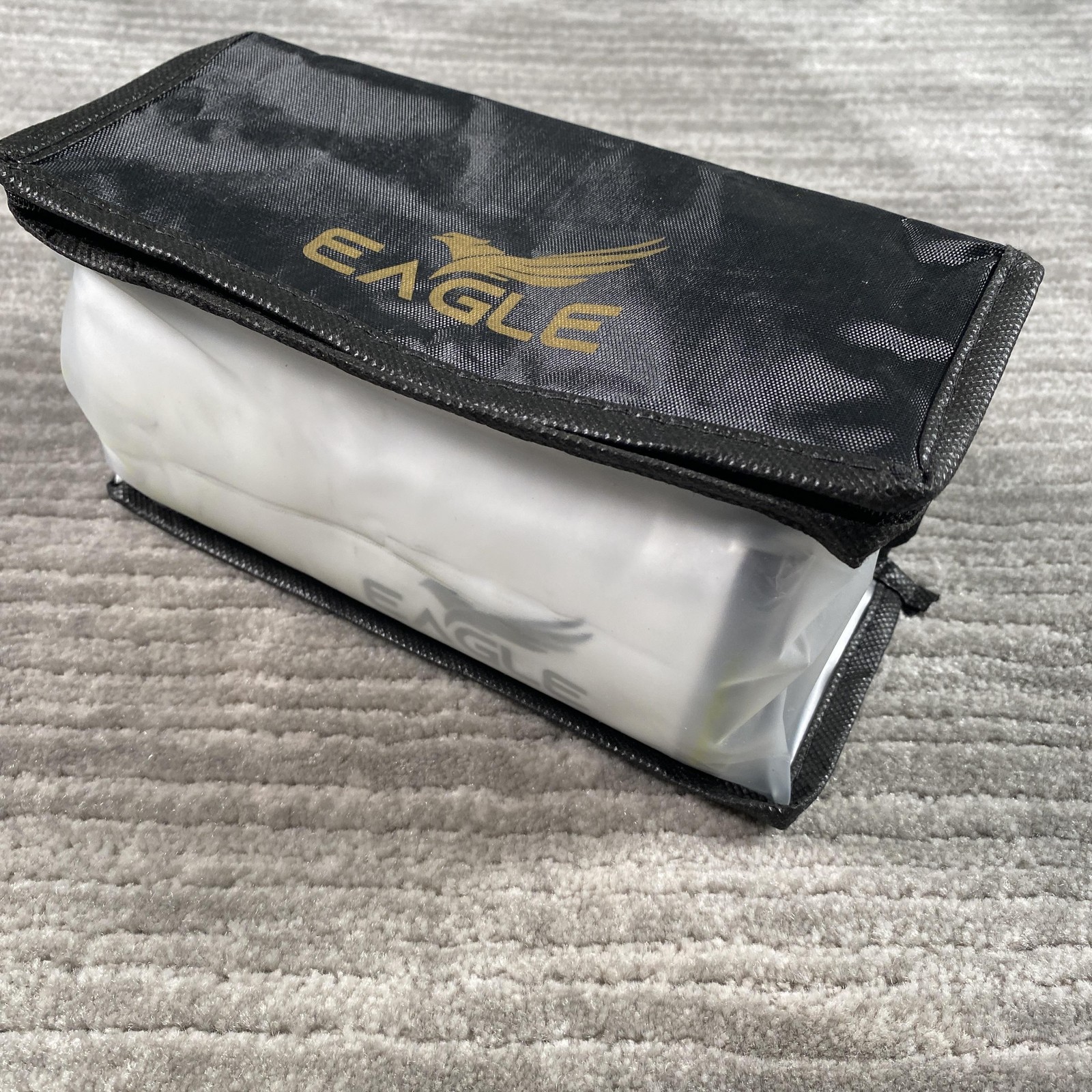 Eagle Shoe Shine Accessory Set Mens One Size Black Horsehair Brush Travel Kit