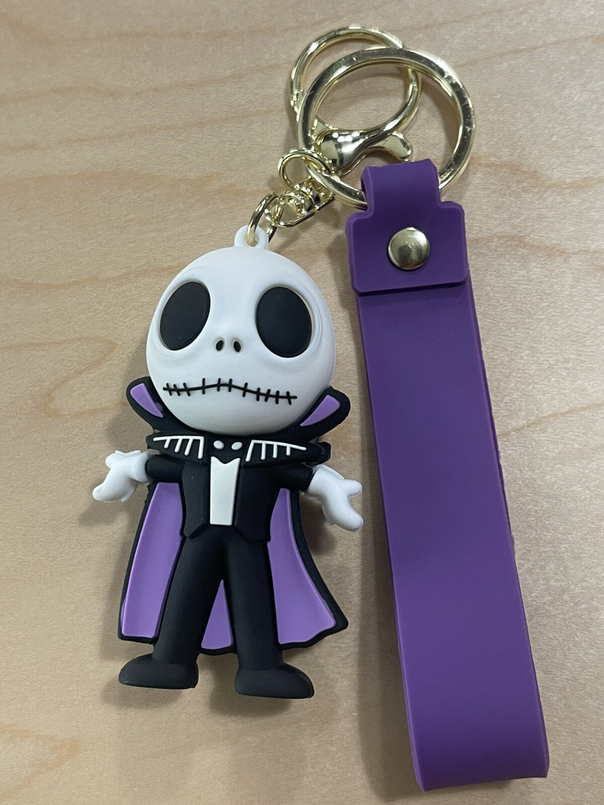 Cartoon Figure Jack Skellington Keychain  No Brand No tag - New
