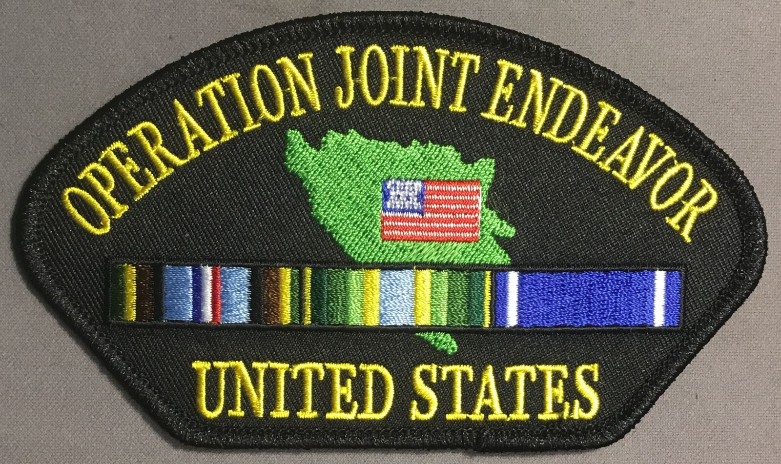 Operation Joint Endeavor licensed hat patch