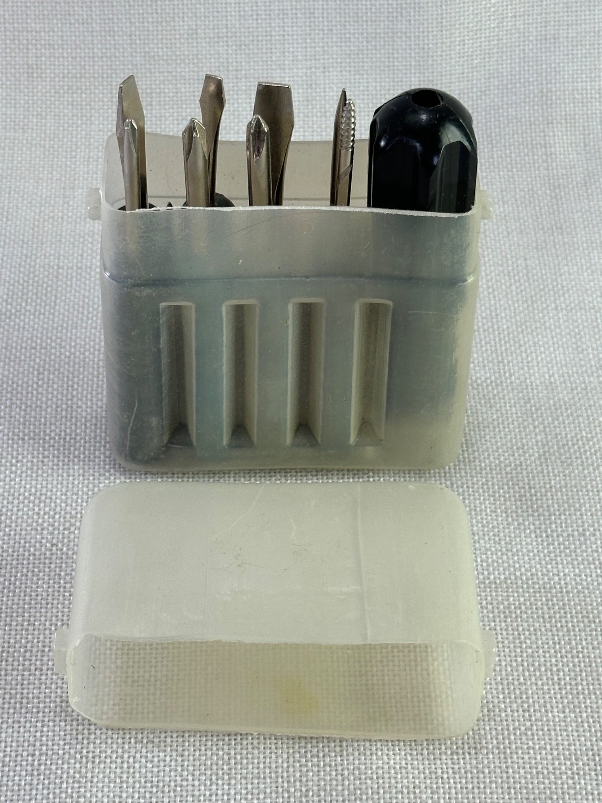 Vintage Tool Set 10 Pieces Hand Drivers Larger Handle Hong Kong Great Condition