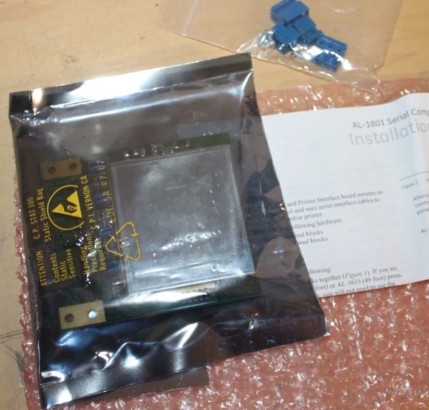 GE ALLIANCE AL-1801 Serial Computer and Printer Interface ~ NEW ~   k