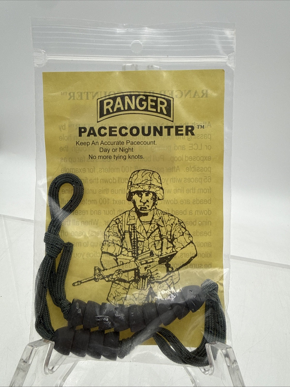 new Military Style Ranger Pacecounter Pace Counter Abacus Land Navigation