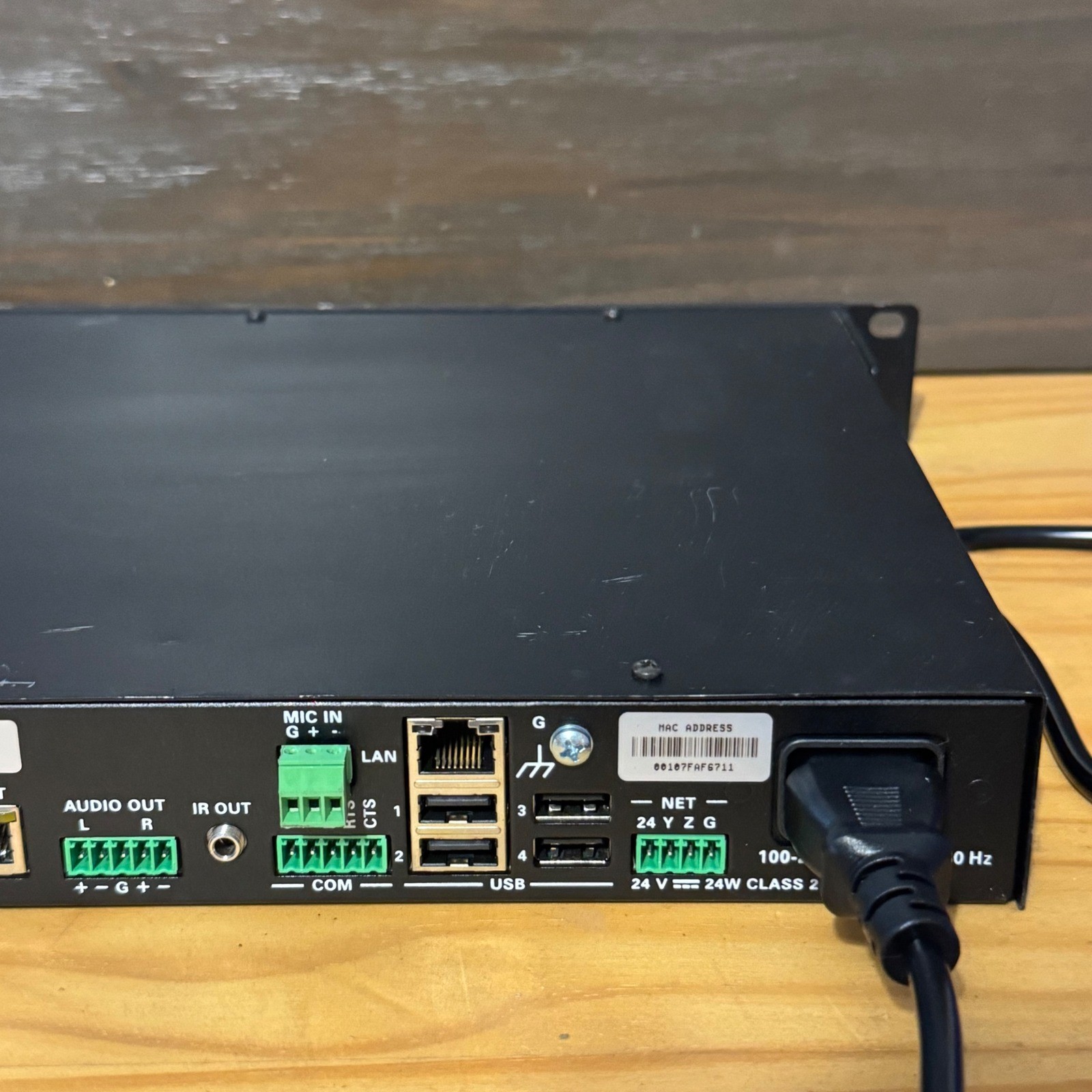 Crestron DMPS3-4K-100-C 3-Series 4K DigitalMedia Presentation System Black Good