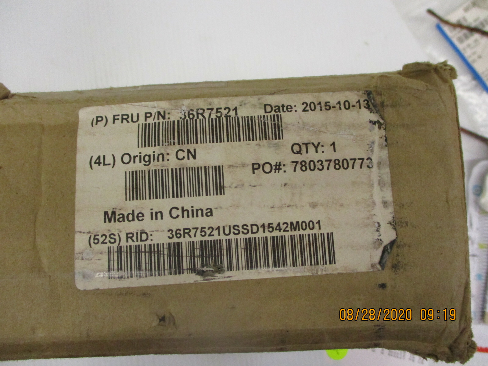 Open Box, Xerox,112E01181, Power Supply Board.