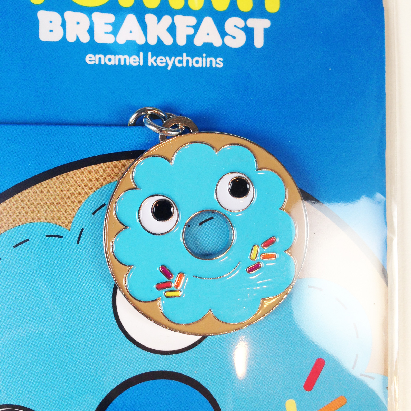24 pcs kidrobot YUMMY Breakfast Keychain / Zipper Pull Enamel Wholesale Case