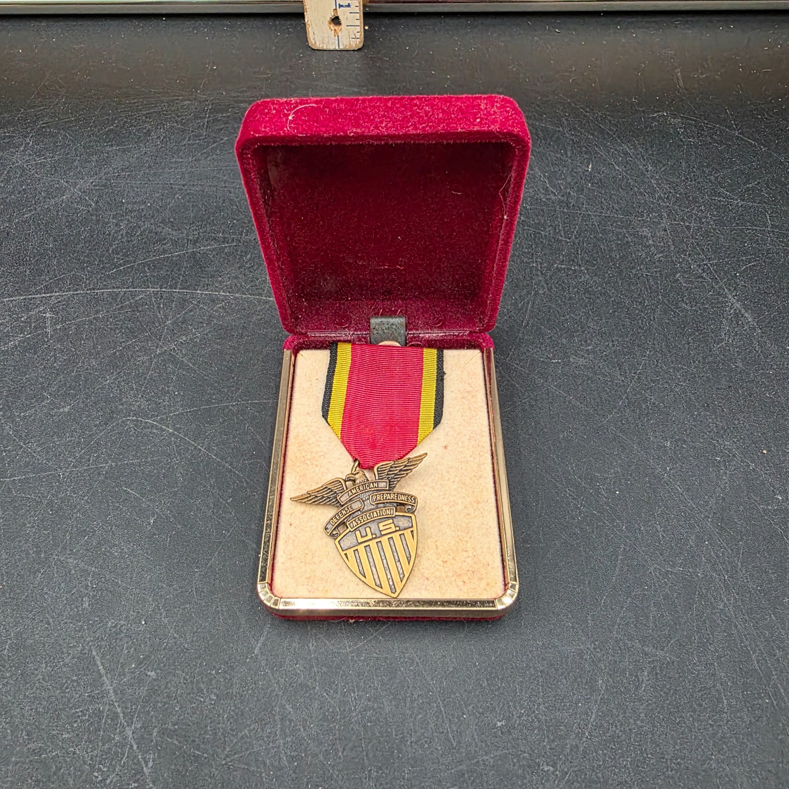 United States American Defense Preparedness Association Medal with Hard Case