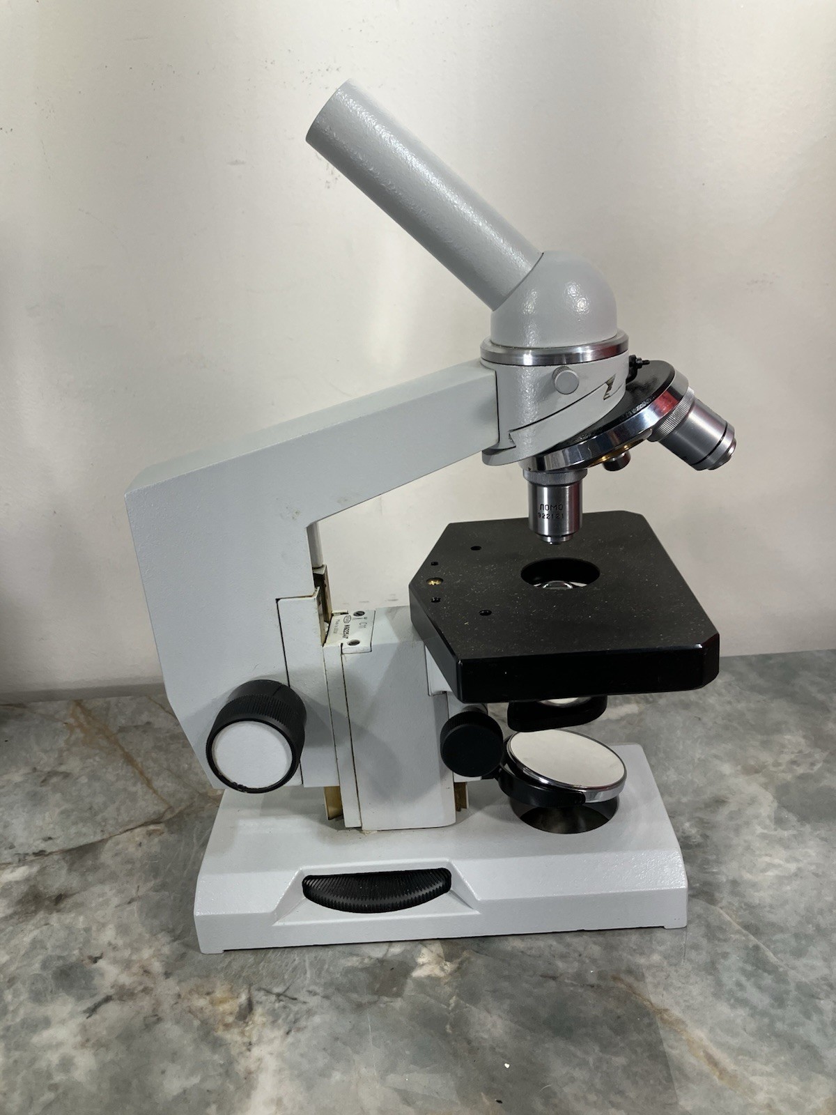 Vintage Biological Microscope Soviet-era USSR Lomo Biolam C11 with Box