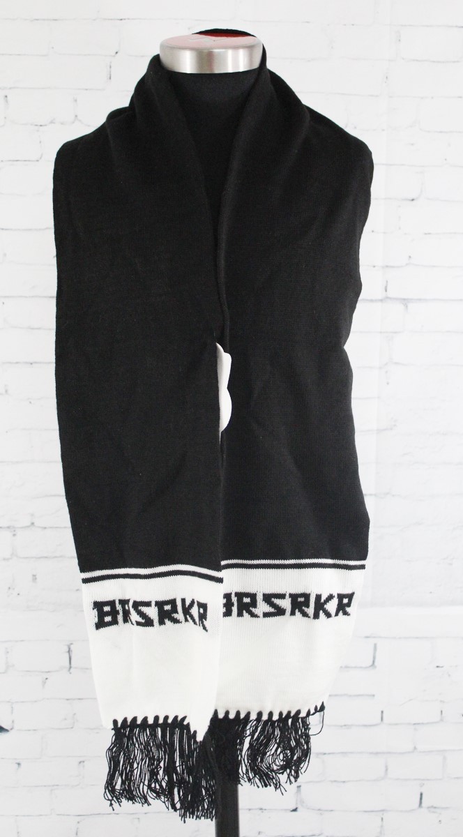 Interior Plain Project IPP BRSRKR Scarf Black White