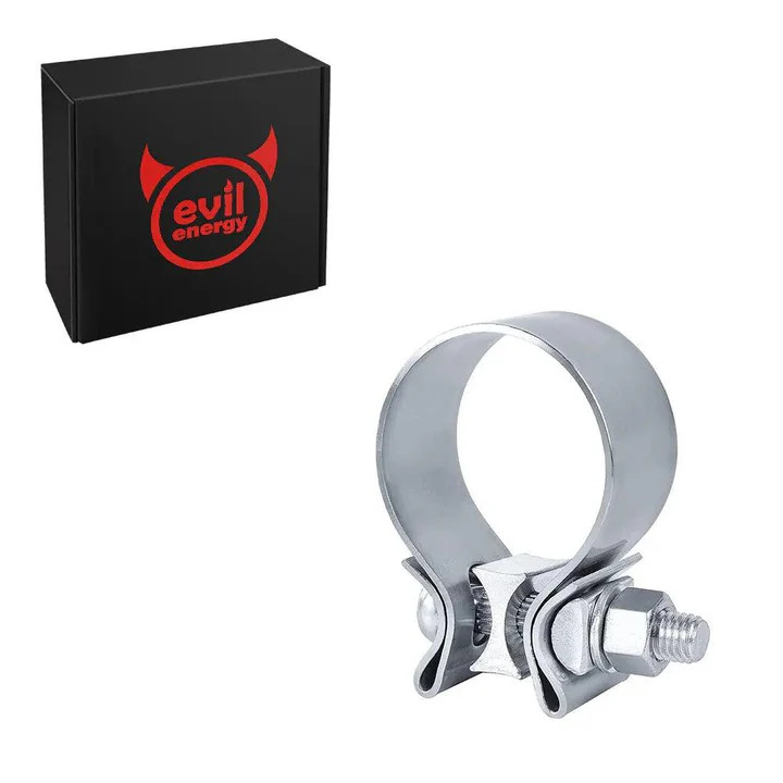 1PCS 2.25 Inch Exhaust Clamp Narrow Band Muffler Clamp Stainless Steel T304