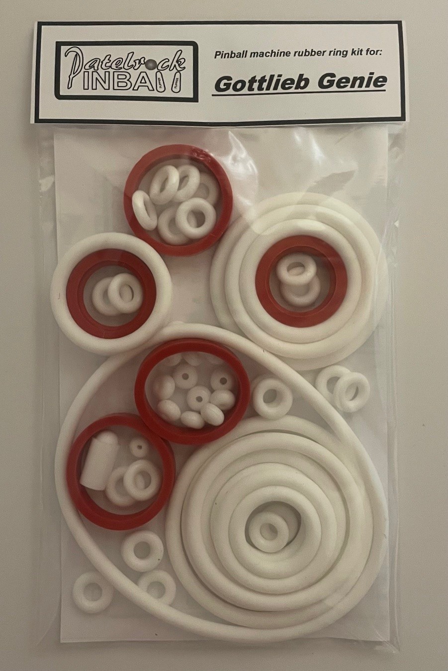 1979 Gottlieb Genie Pinball Machine Rubber Ring Kit