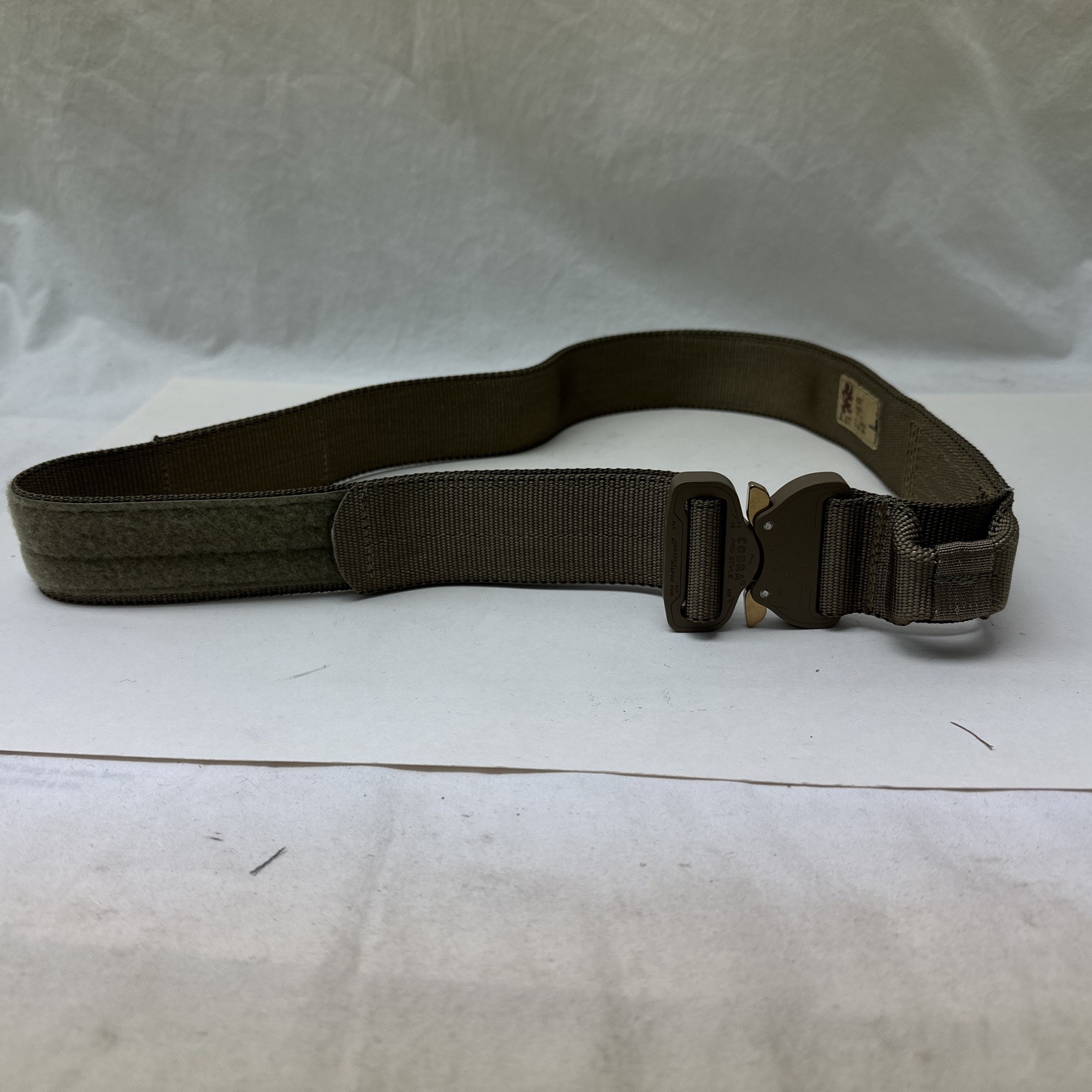 London Bridge Trading LBT-0612K-L Large Cobra Buckle Riggers Belt Coyote Tan