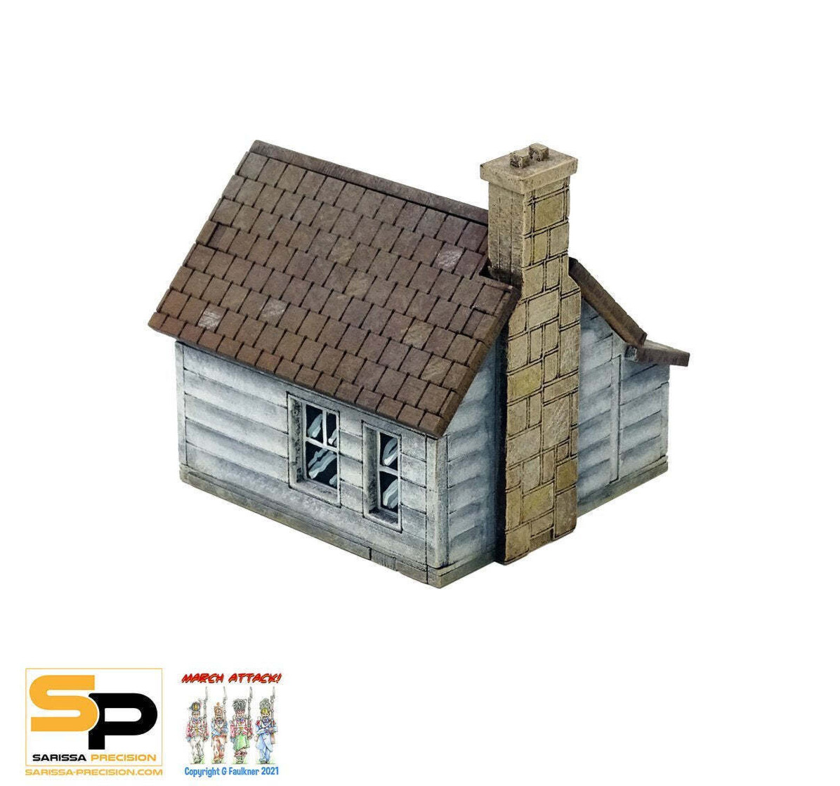 15MM North American Cabin #2 by Sarissa (Unpainted)