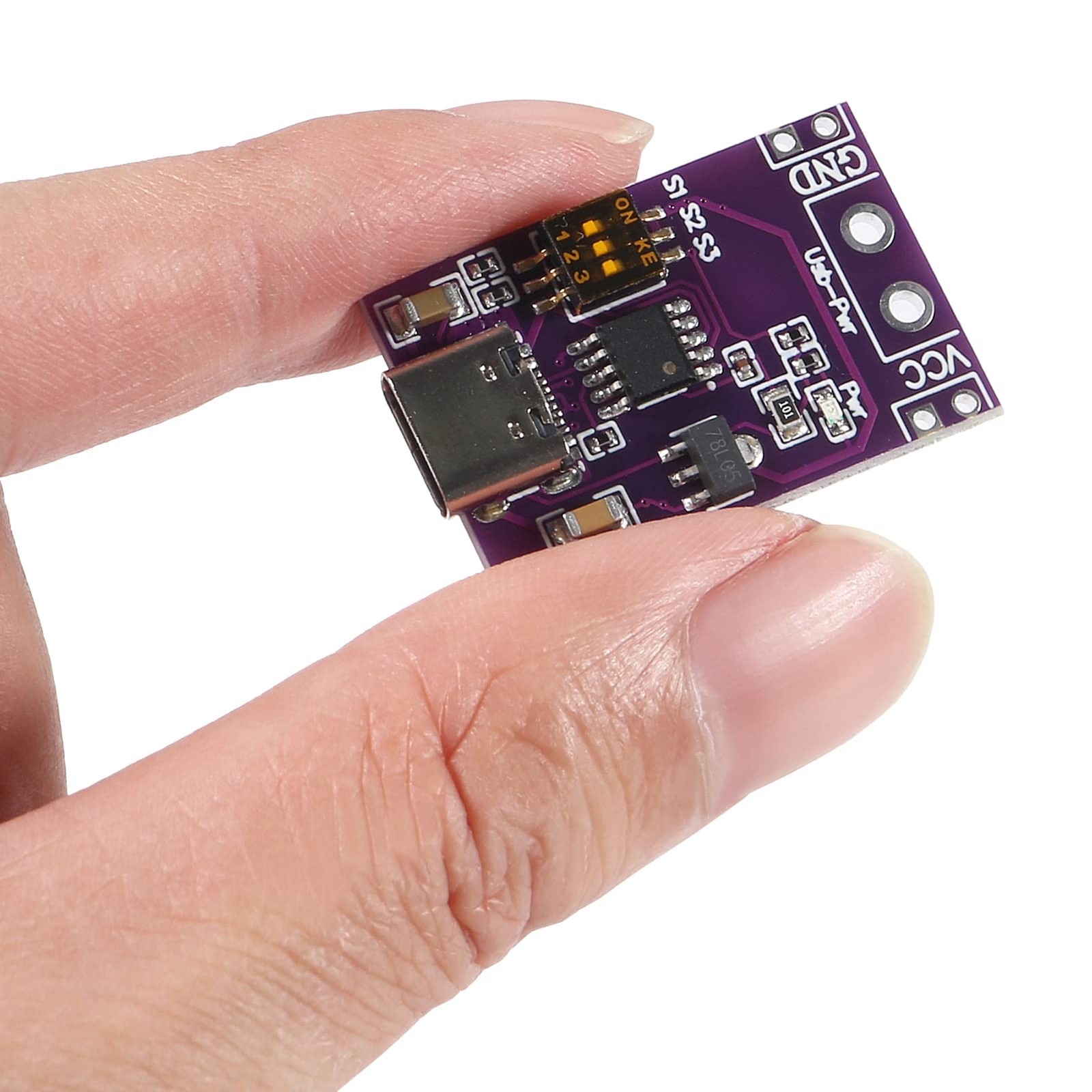 Type-C QC AFC PD2.0/3.0 to DC Fast Charge Trigger Detector USB-PD Module 2-Pack