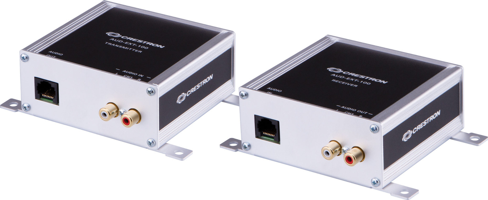 Crestron AUD-EXT-100 Audio over CAT-5 Extender for One Stereo Signal Trans/Recv