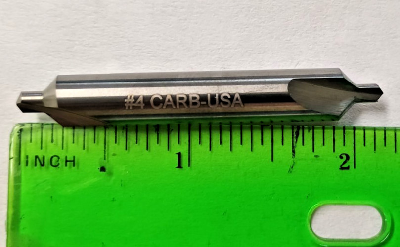 Hertel #4 Carbide Combo Drill And Countersink 90 Deg