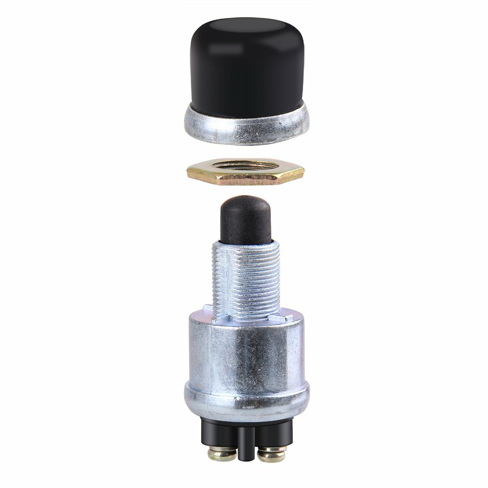 2x 50A Push Button Momentary Starter Ignition Switch On-Off SPST 12V For Marine