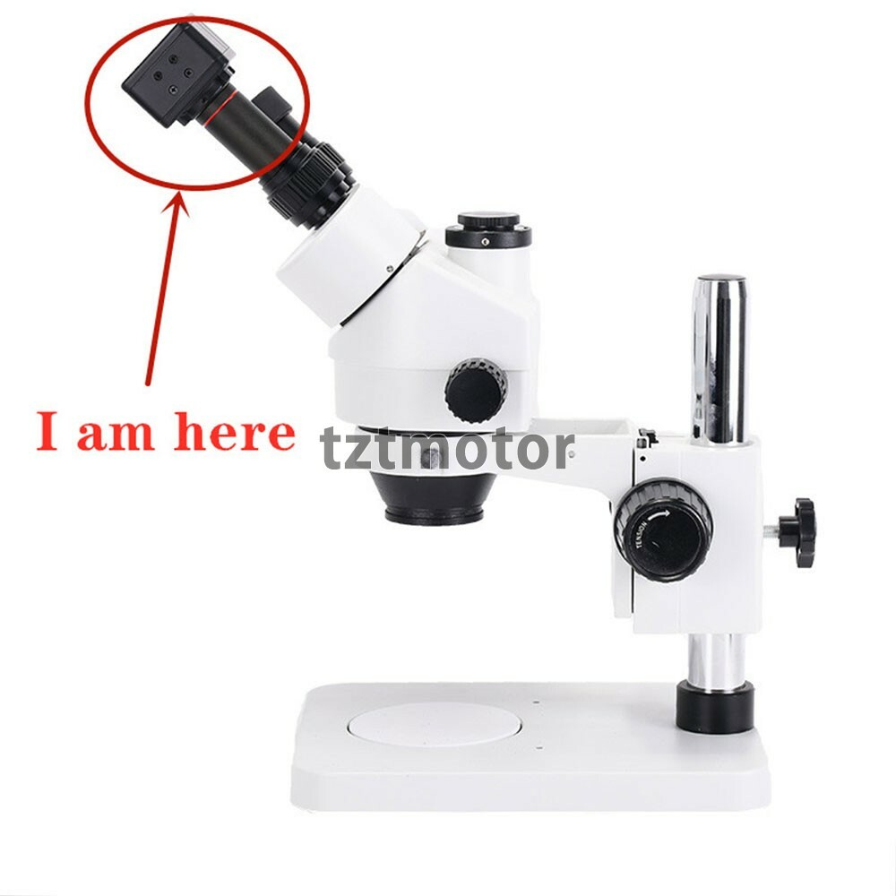 5MP USB Microscope Camera Digital Electronic Eyepiece 0.5X C-Mount Adapter Kit