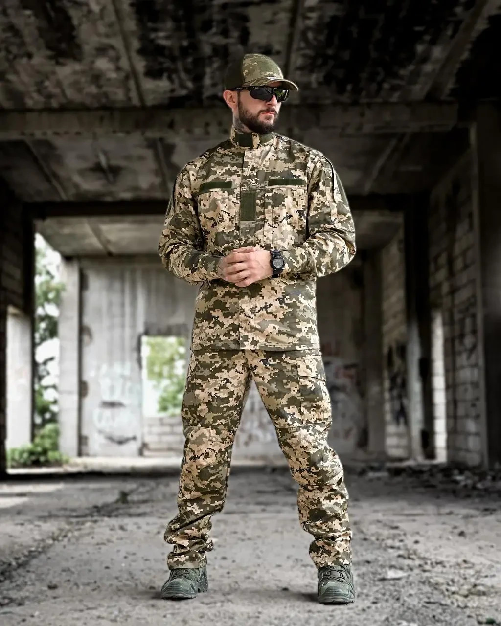 Military statutory field suit pixel  Statutory field army uniform pixel💛💙