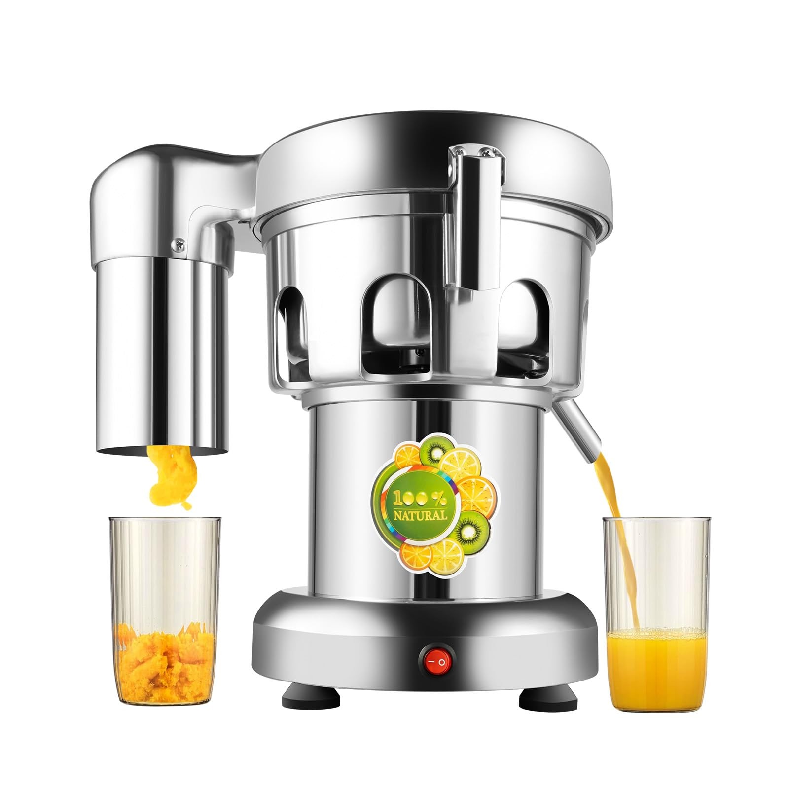 Commercial Electric Juice Extractor Centrifugal Juicer Machine Heavy Duty 370W