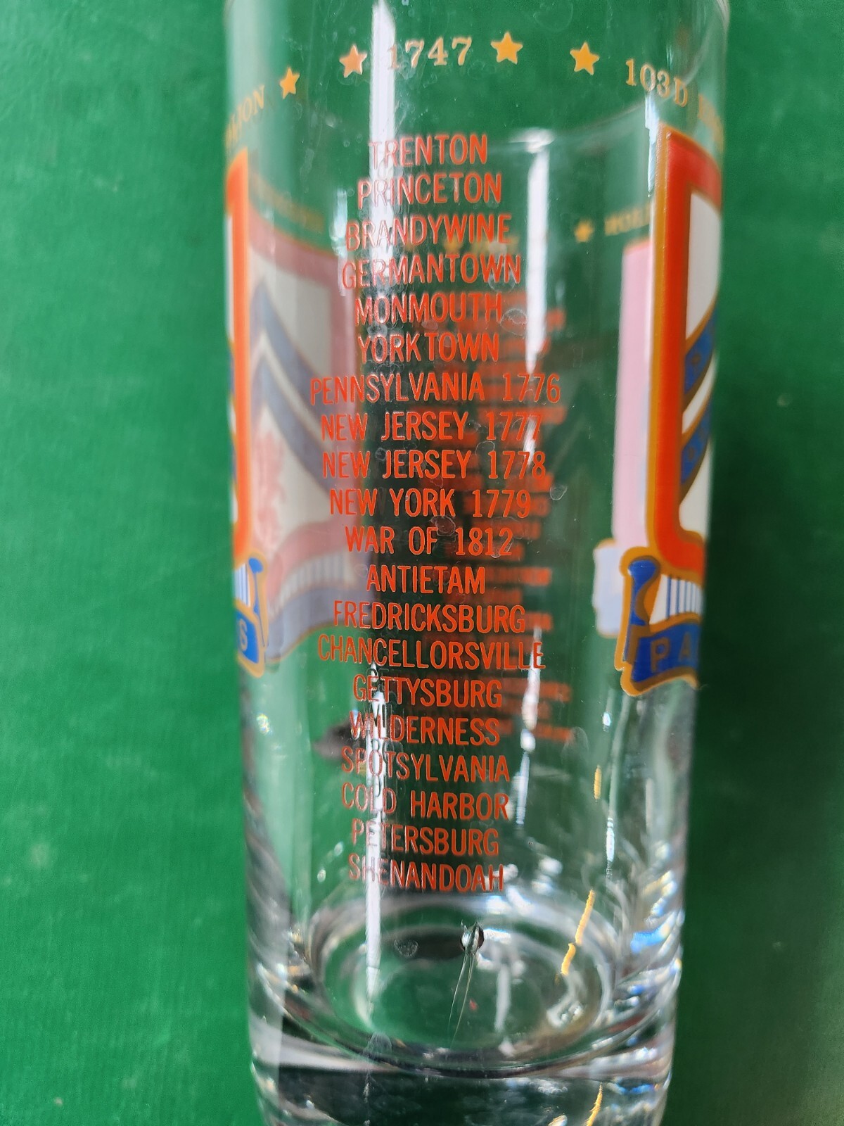 103D Engineer Battalion US Army Drinking Glass Paratus (CK 5)