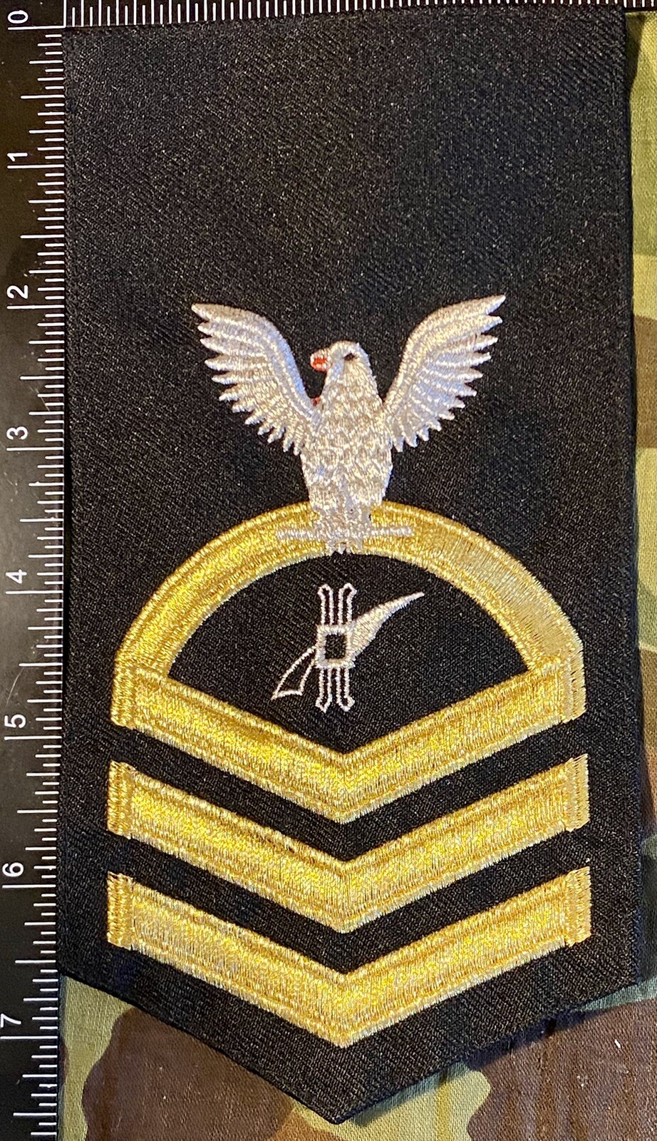 US Navy Gold Rate Legalman Chief Petty Officer rank Patch USN LNC