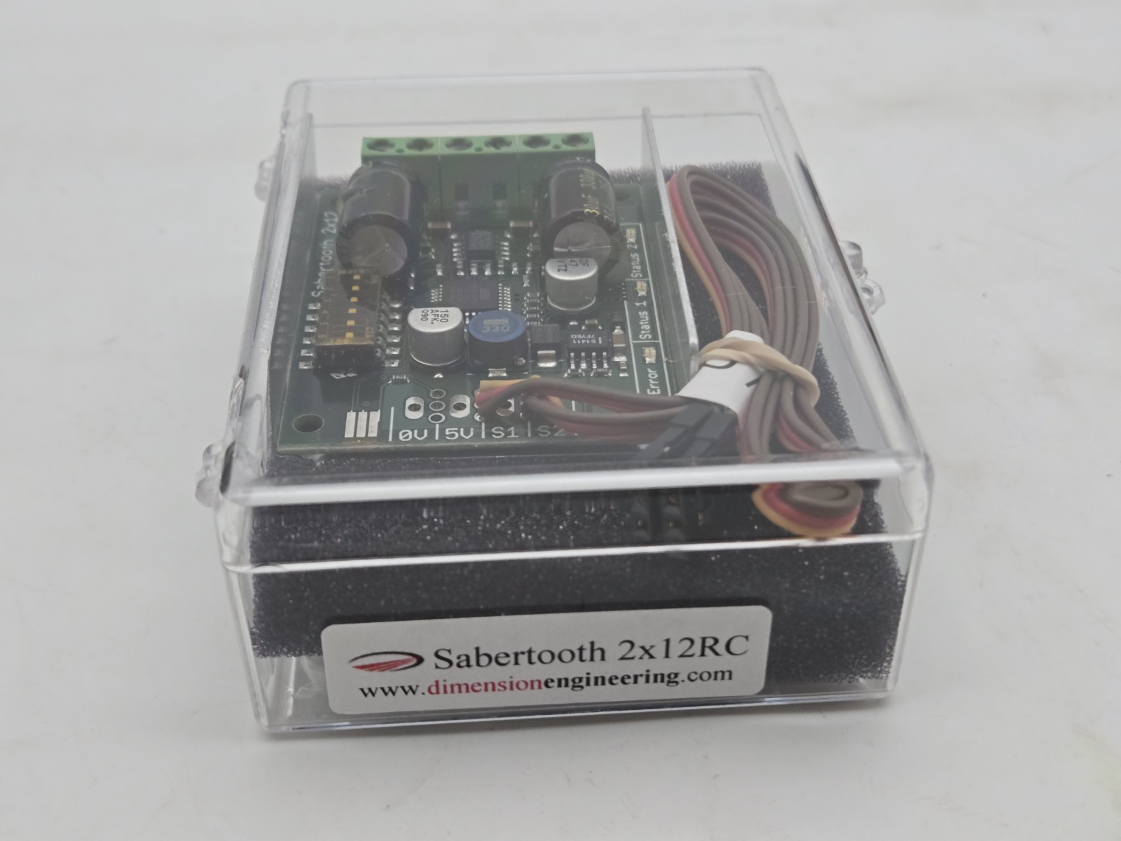 Dimension Engineering Sabertooth 2x12 - Dual 12A 24V Motor Driver for RC Combat