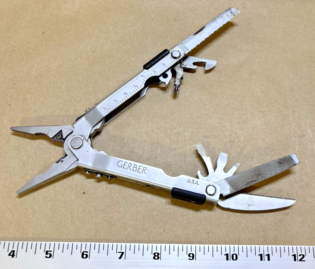 GERBER Multi Plier MP Multitool Slide Open Stainless USA