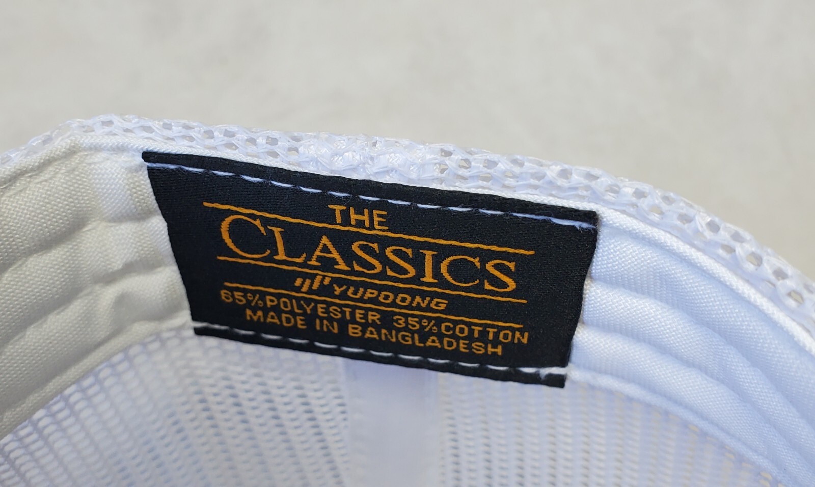 Mercedes Benz Embroidered Patch Trucker Hat/YP Classics 6006 White/White