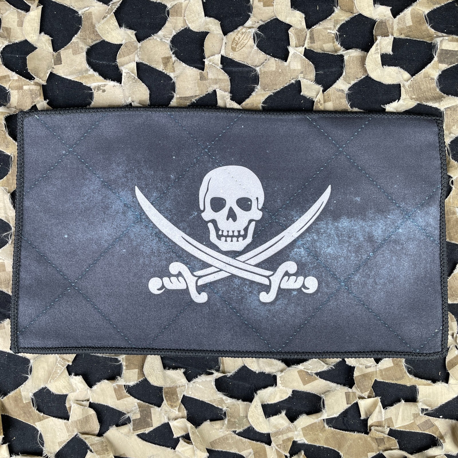 NEW Exalt Microfiber Goggle Cloth - Small - Jolly Roger Pirate