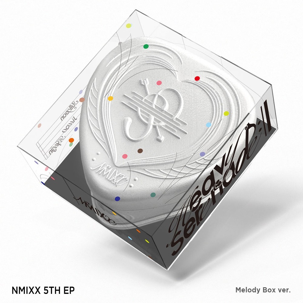 NMIXX HEAVY SERENADE 5th EP Album MELODY BOX Ver/QR+6 Photo+6 Card+GIFT OFFICIAL