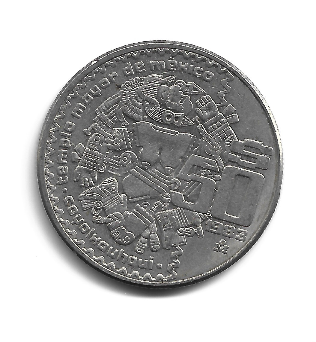 World Coins - Mexico 50 Pesos 1983 Commemorative Coin KM# 490