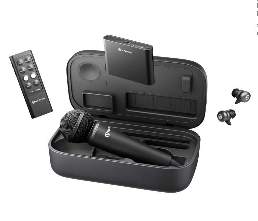 Hollyland MELO P1 Combo: All-in-One Wireless Vocal Mixing System with Mic, Audio