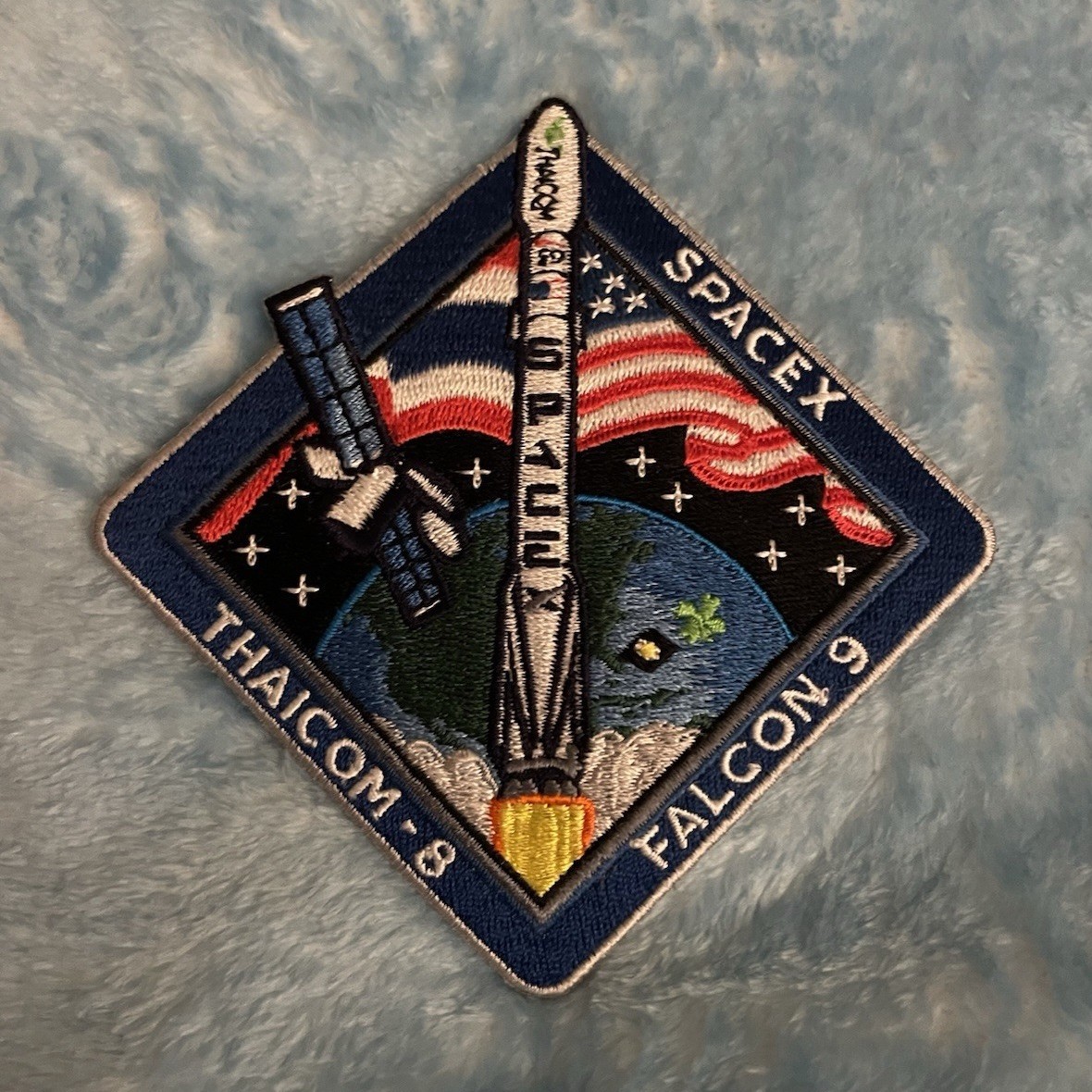 SpaceX Falcon 9 Thaicom-8 2016 NASA Mission Patch