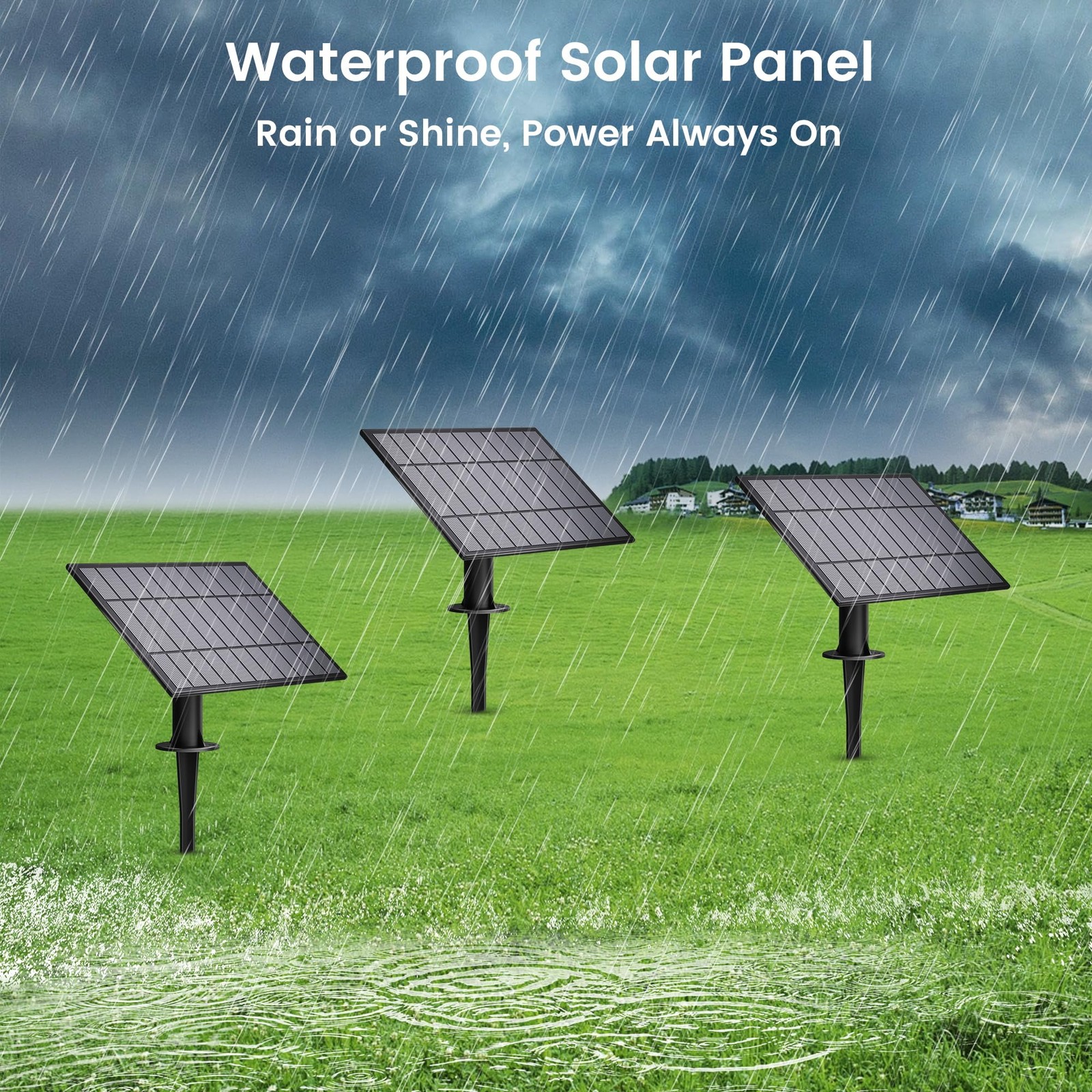 OHLUX Replacement Solar Panel - Compatible with OHLUX Solar Powered Outdoor S...