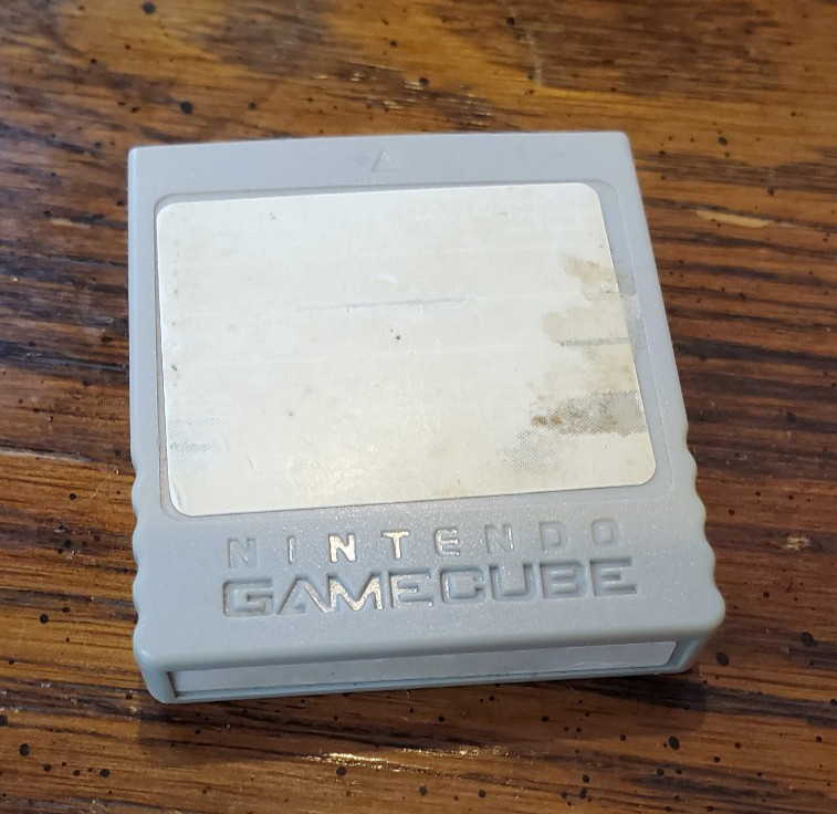 Nintendo GameCube DOL-008 59 Blocks 4MB Memory Card