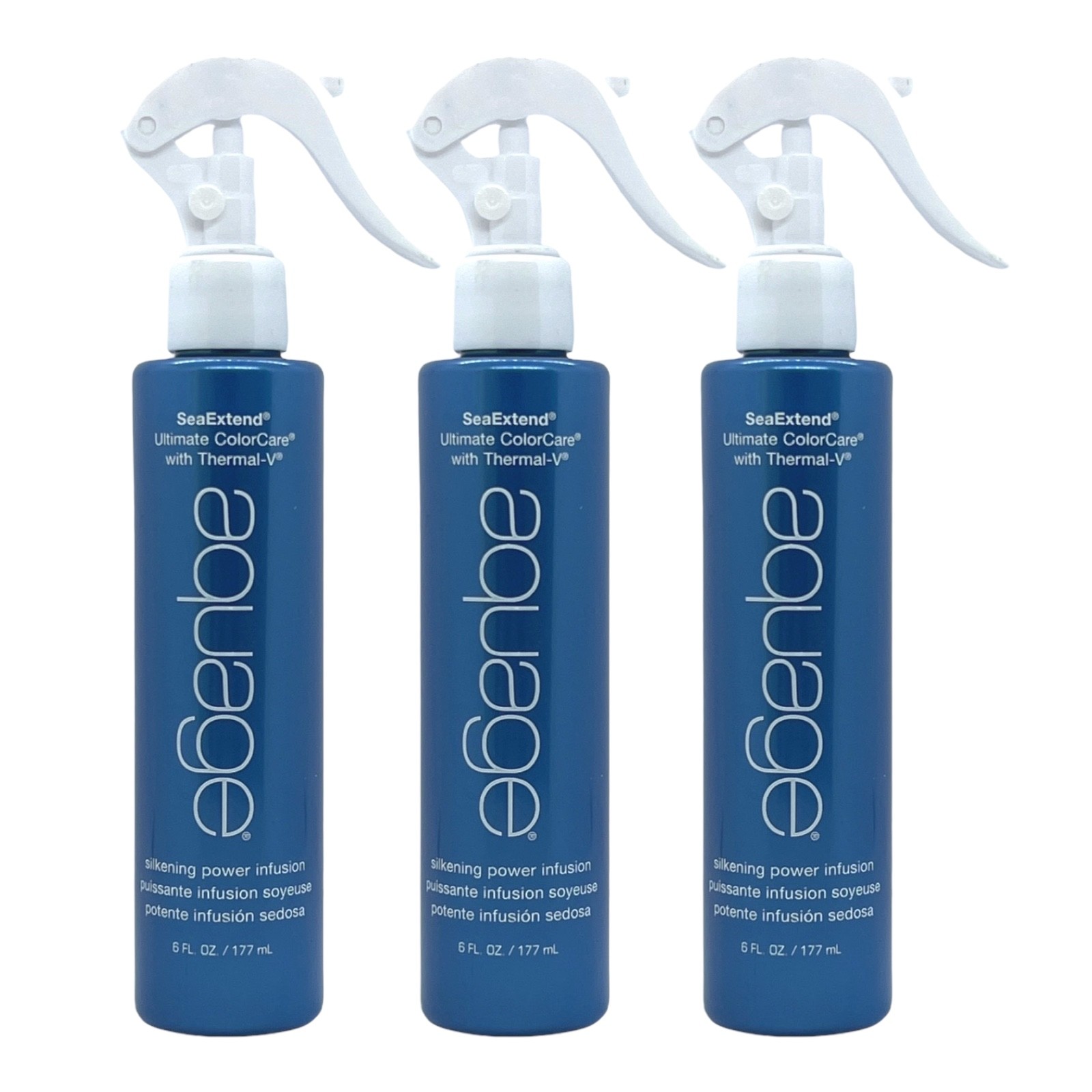 Aquage SeaExtend Silkening Power Infusion 6 Oz (Pack of 3)